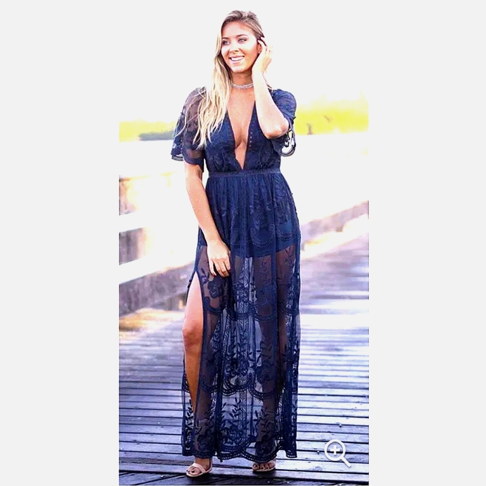 ELeter Lace Maxi romper size XL